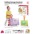 Rainbow Toys Folding Storage Handcart Shopping Cart