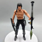 John J. Rambo Action Figure with Accessories Collectible Military Hero
