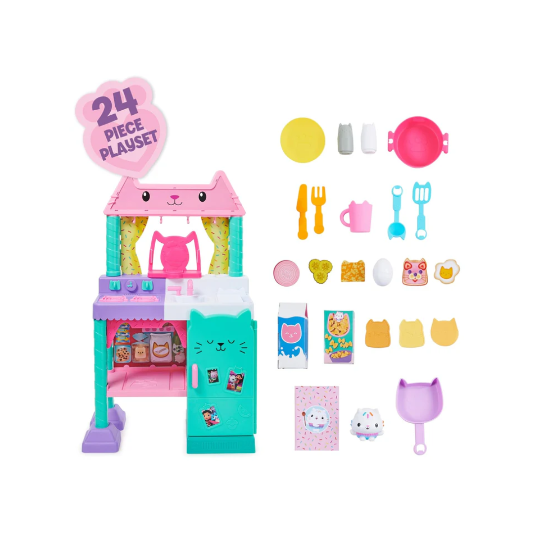 Gabby Dollhouse Gabbys Dollhouse, Cakey Kitchen Set for Kids with Play Kitchen Accessories