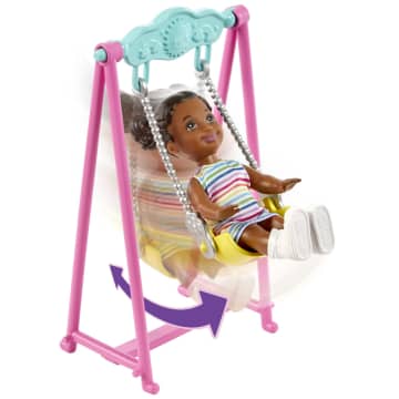 Mattel Barbie Skipper Babysitters Inc. Bounce House Playset With Dolls & Accessories