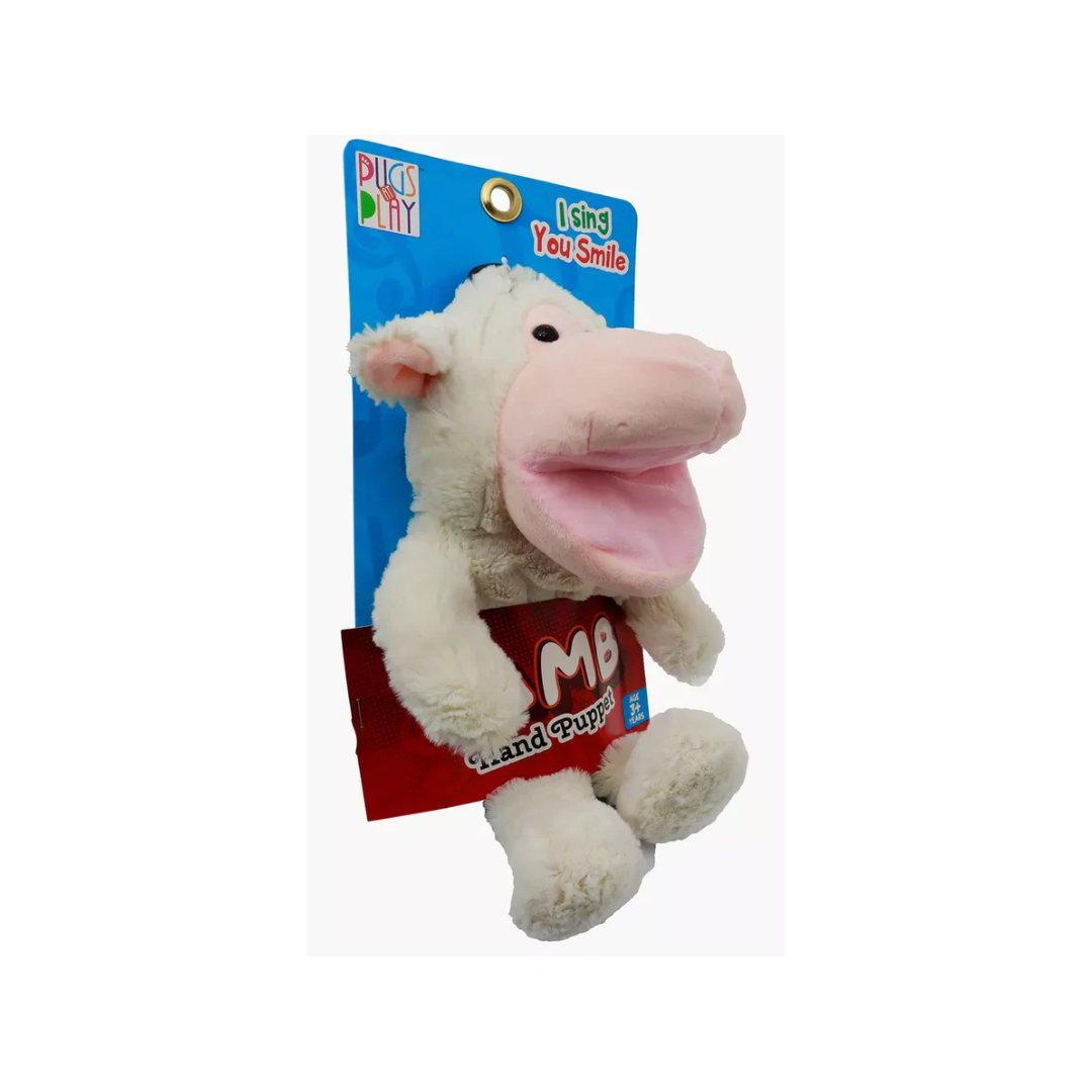 Pugs & Play Lamb Talking Hand Puppet Lamb