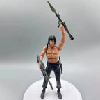 John J. Rambo Action Figure with Accessories Collectible Military Hero