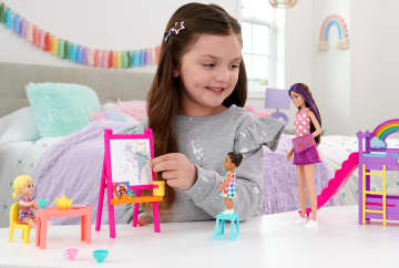 Mattel Barbie Skipper Babysitters Inc. Ultimate Daycare Playset With 3 Dolls, Furniture & 15+ Accessories