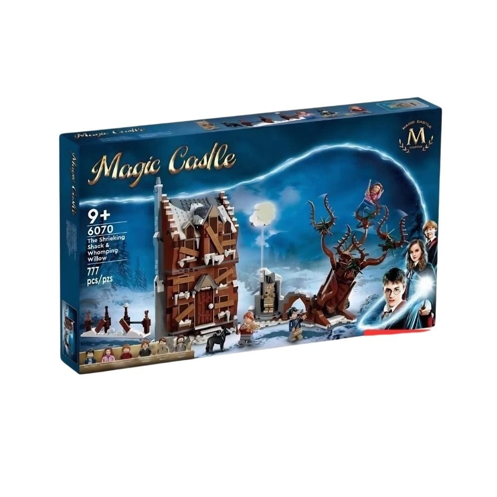 Magic Castle Harry Potter The Shrieking Shack & Whomping Willow Building Blocks Set 777PCS Wizarding World Construction Toy