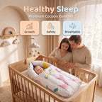 StarAndDaisy 3-in-1 Baby Sleeping Bag, Lounger & Baby Bed – 0–6 Months, Ocean Print