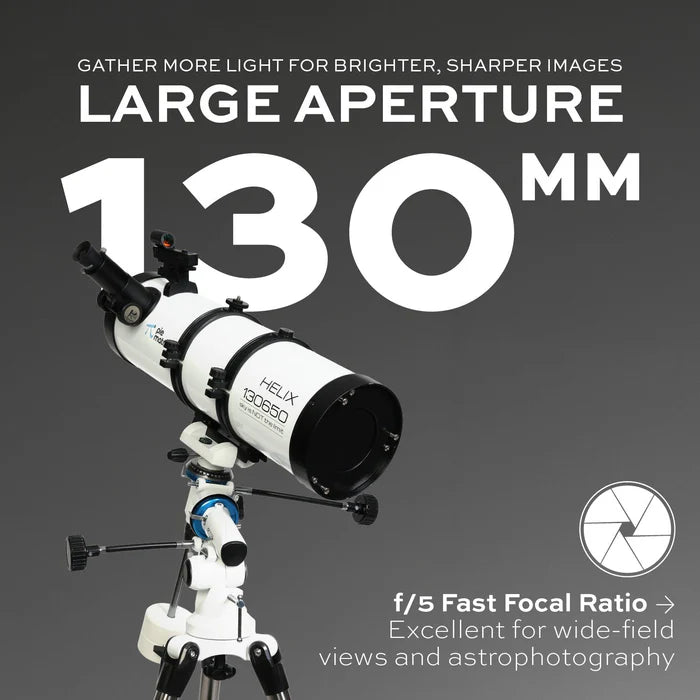 Pie Metrix Helix Reflector Telescope with Motor Drive