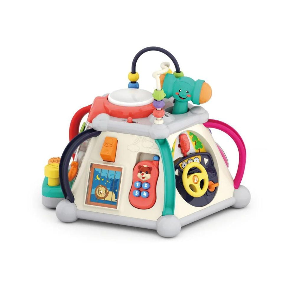 Hola 15-in-1 Discover Activity Cube Multifunction Educational Learning Toy for Toddlers (18–36 Months)