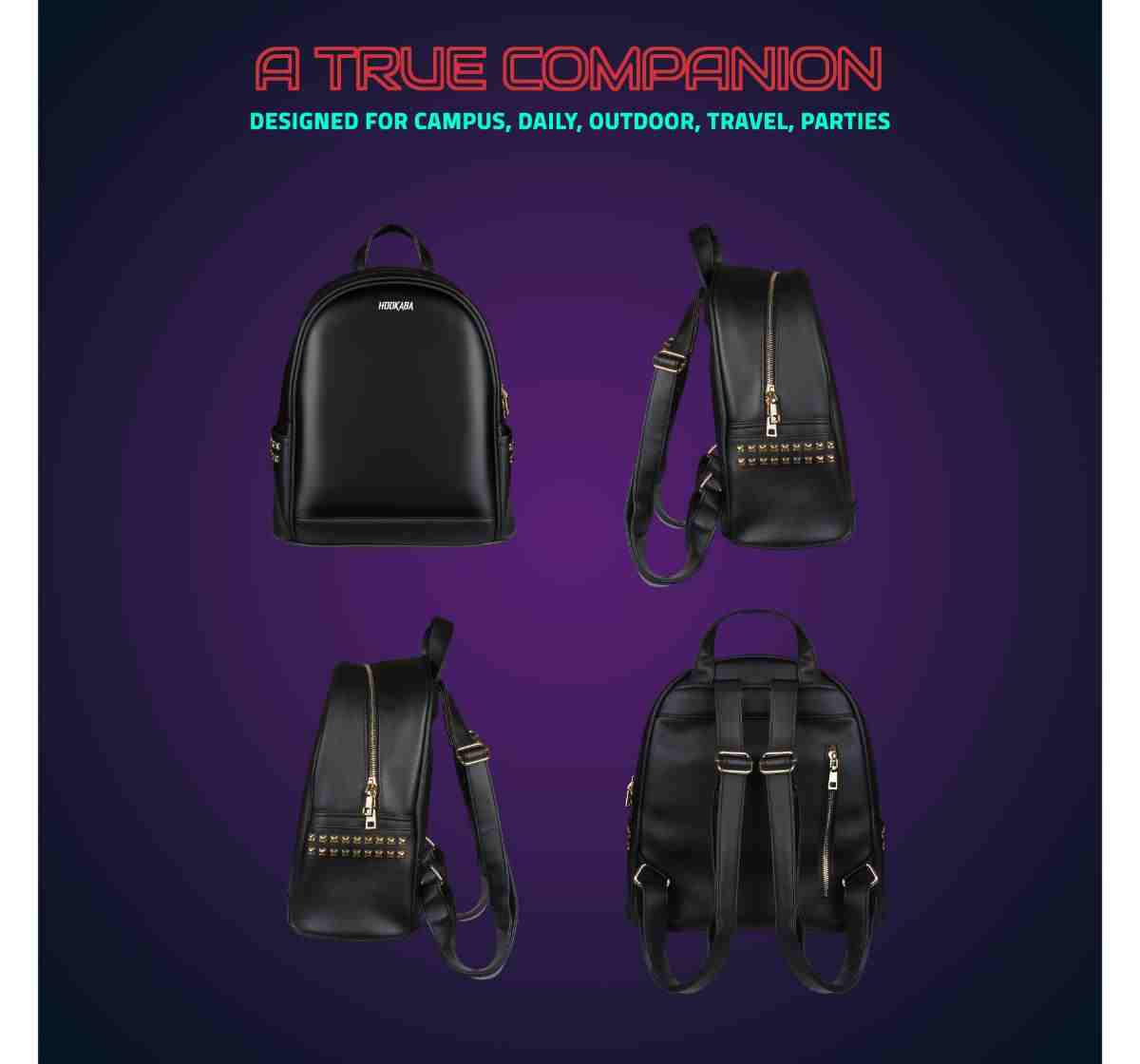 Hookaba Hookaba Dazz Roll Black LED 14 Ltr Sling Backpack