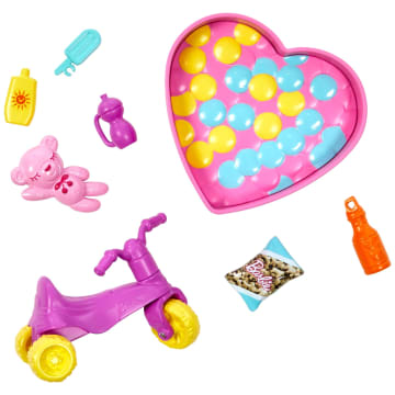 Mattel Barbie Skipper Babysitters Inc. Bounce House Playset With Dolls & Accessories