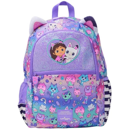 Smiggle Gabby’s Dollhouse 16 Inch Kids School Backpack – Glitter Cat Ear Design | 6–12 Years