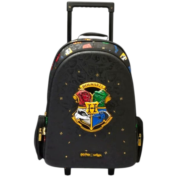 Smiggle Harry Potter Hogwarts Trolley Backpack for Kids (18 Inch)