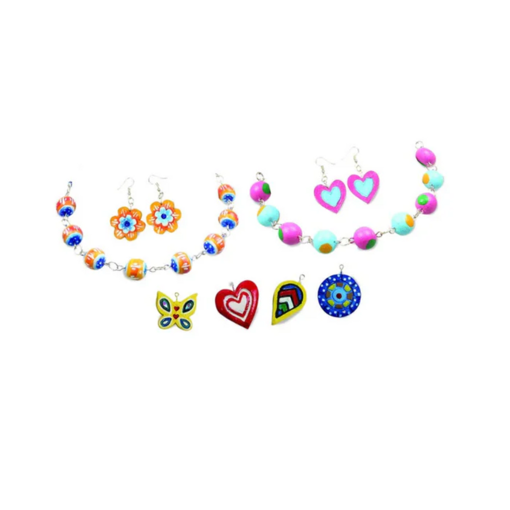 Funskool Handycrafts Terracota Bead Jewellery Set