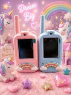 Rainbow Toys Kids Unicorn Video Call Walkie Talkie Camera Toy Set with Display Screen