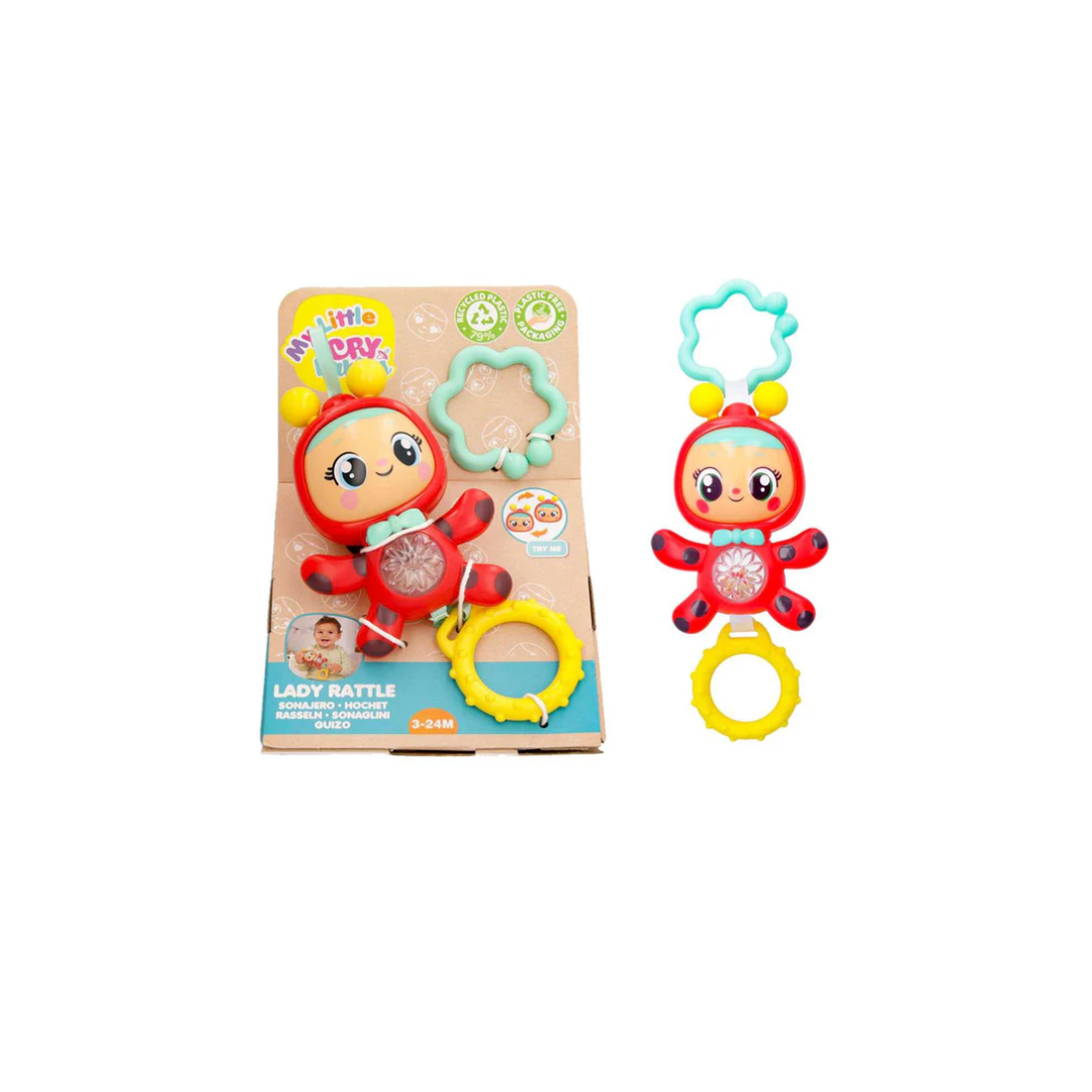 Imc Toys My Little Cry Babies- Lady Rattle - Baby Rattle for 0-12 Months View 2
