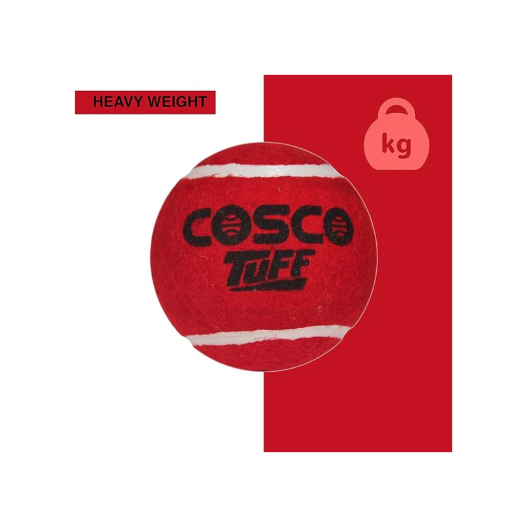 Cosco Cricket Ball Heavy Weight Red pack of 6 Pcs
