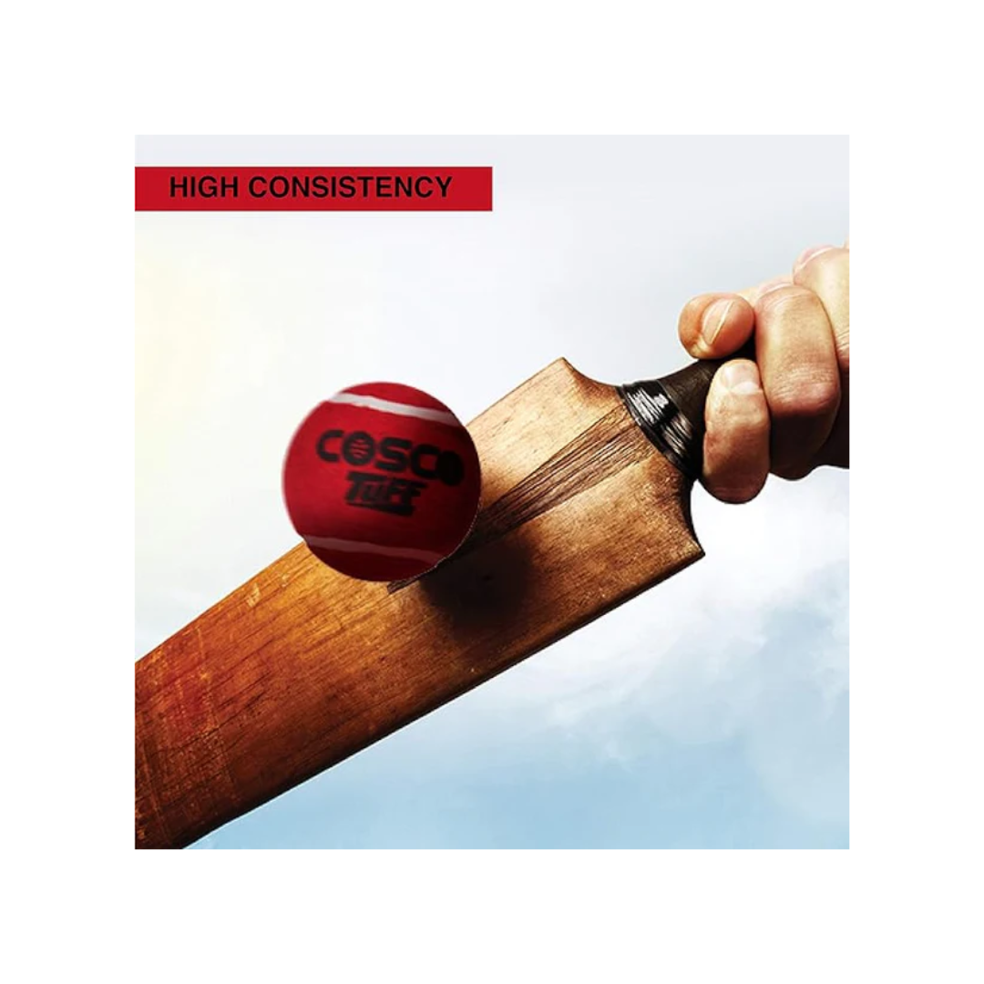 Cosco Cricket Ball Heavy Weight Red pack of 6 Pcs