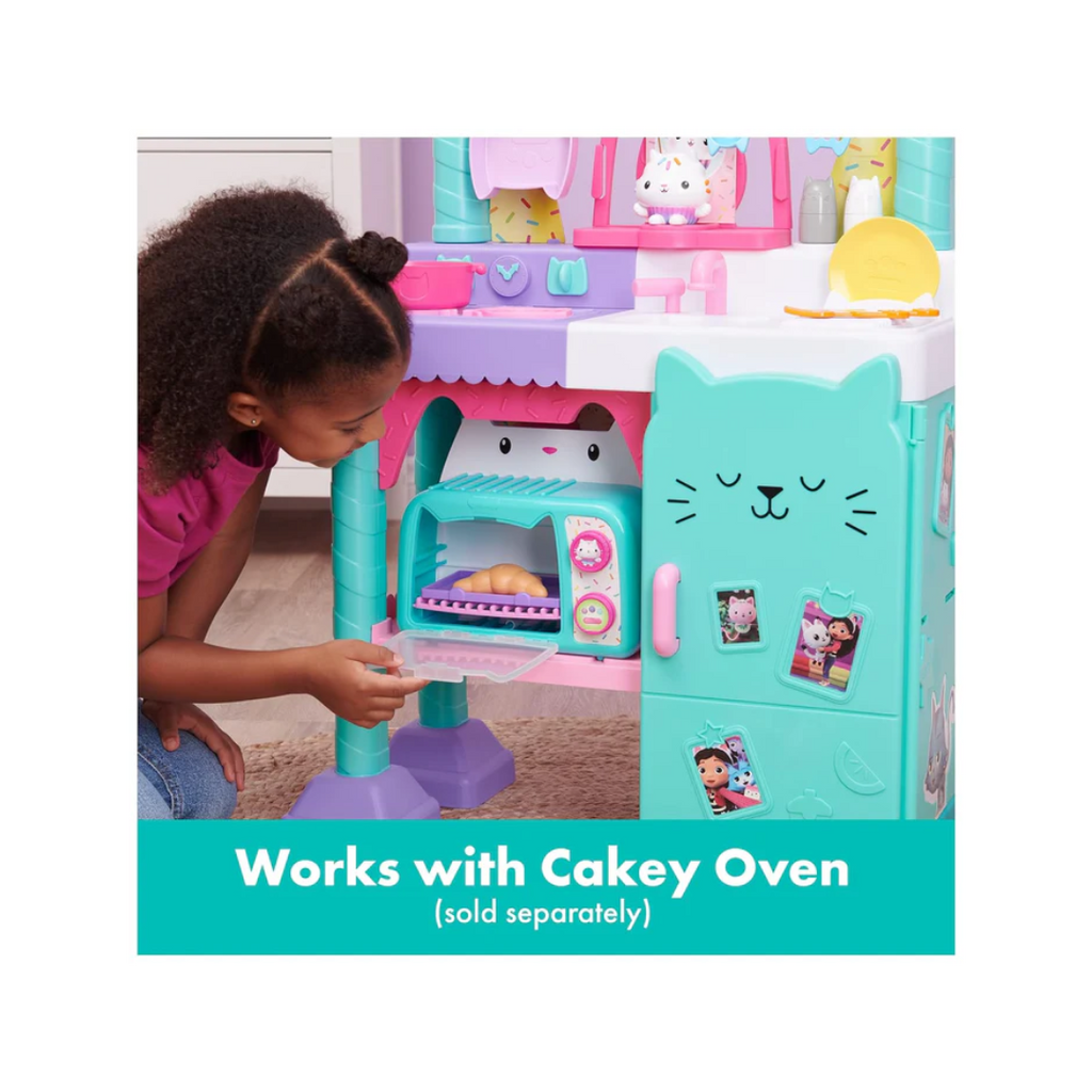 Gabby Dollhouse Gabbys Dollhouse, Cakey Kitchen Set for Kids with Play Kitchen Accessories