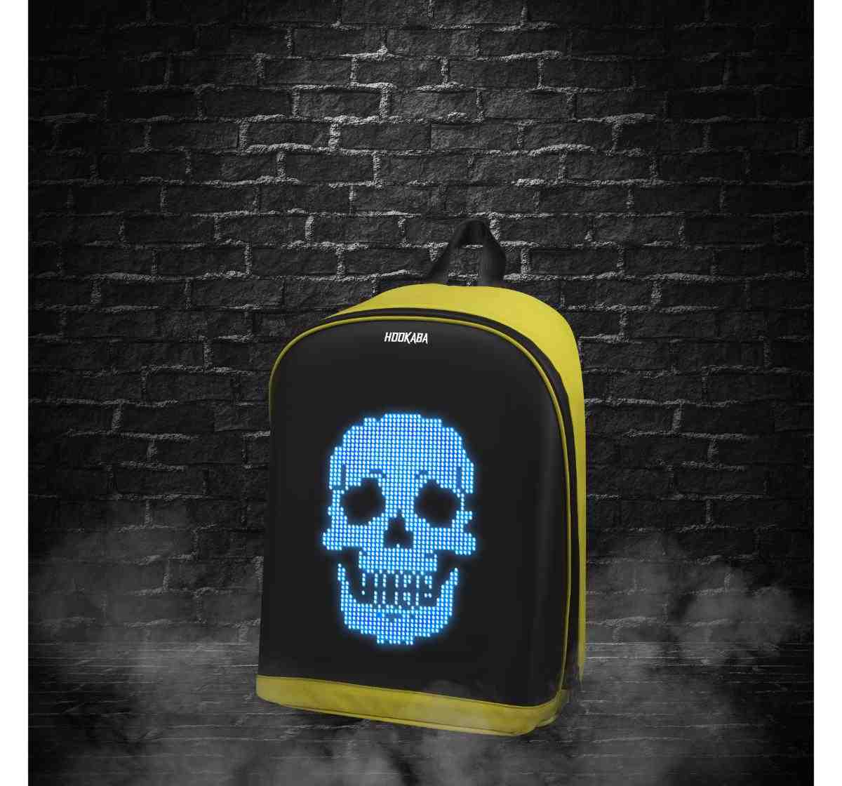 Hookaba Urban Buzz Yellow LED 16.8 Ltr Backpack