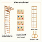 Curious Cub L Shaped Jungle Gym