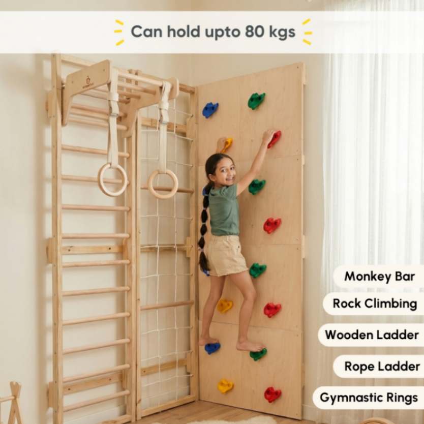Curious Cub L Shaped Jungle Gym