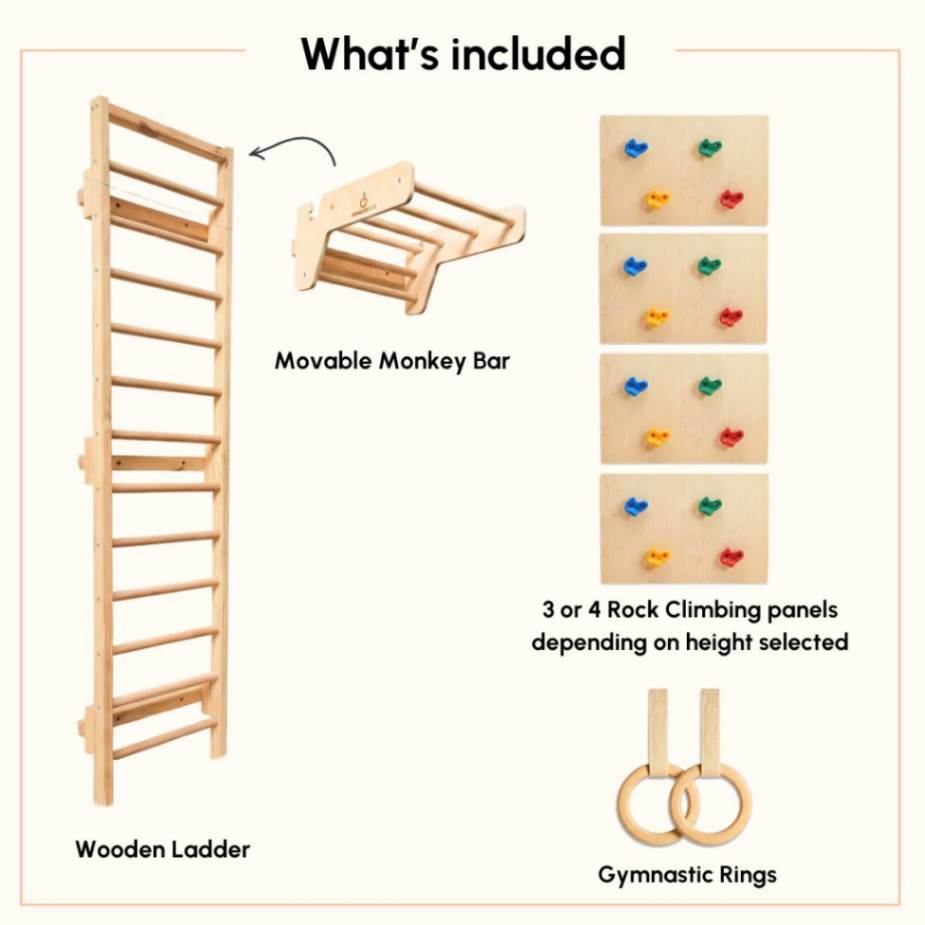 Curious Cub Space Saver Jungle Gym 1 (7.5 Feet )