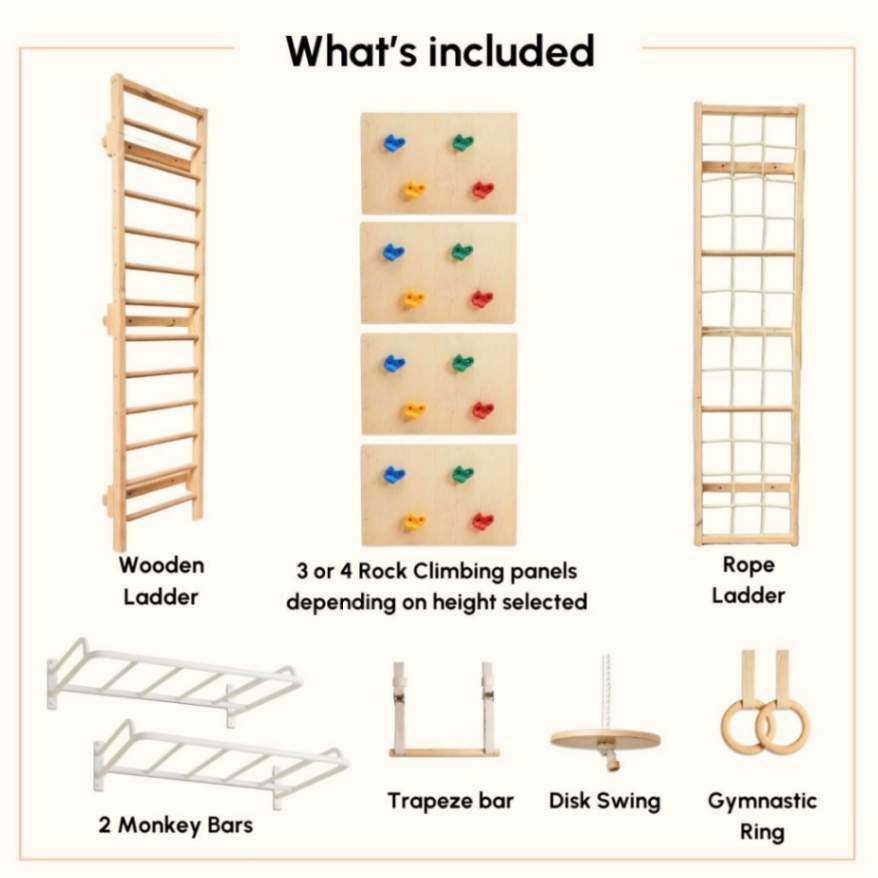 Curious Cub Ultimate Jungle Gym 4 (7 Feet)
