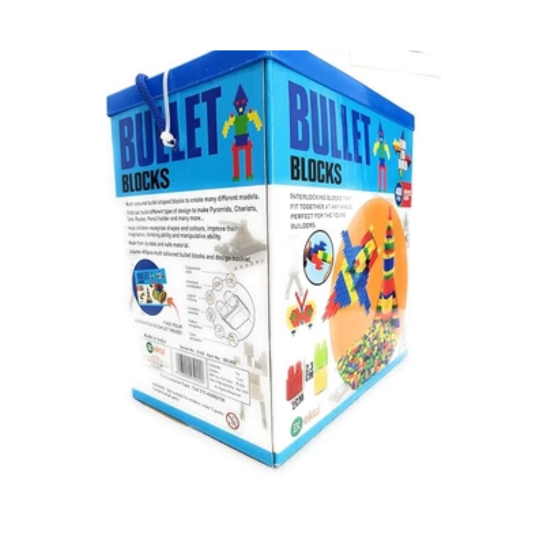 EKTA Bullet Block Game 400Pcs (Fun To Build) Interactive Blocks