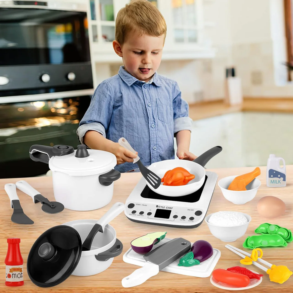 Rainbow Toys Pretend Kitchen Cooking Toy Set