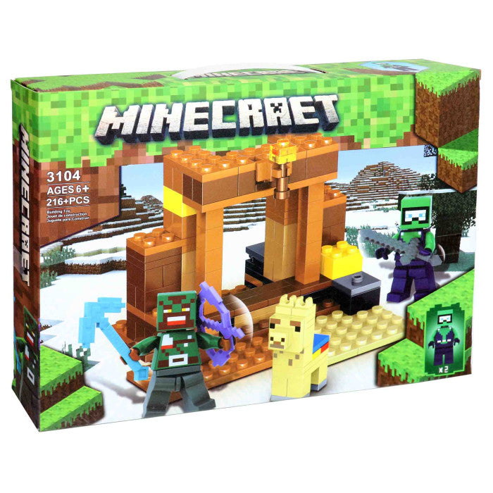 MIndcraft Lego Blocks Building Construction Set 216+Pcs