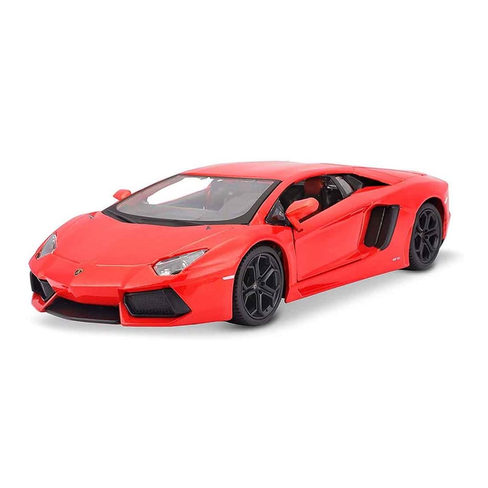 Maisto 1/24 Scale Lamborghini Aventador Coupe (Orange) Diecast Car Model