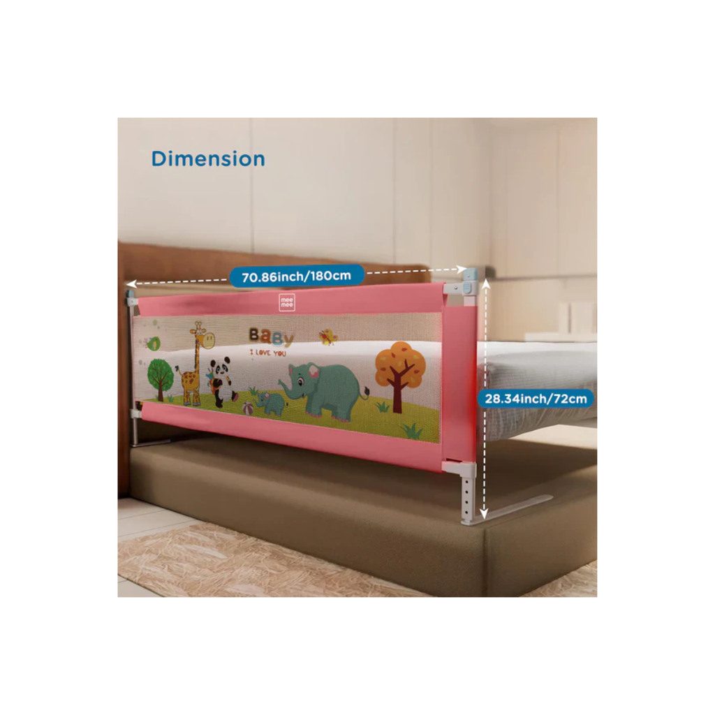 Mee Mee Bed Rail Guard 6ft Animal Train - Baby Safety & Feeding for 0-12 Months View 2