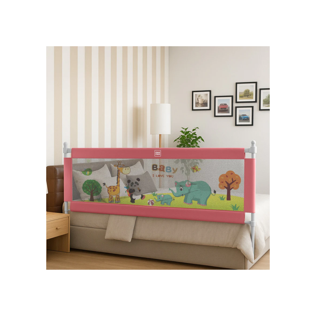 Mee Mee Bed Rail Guard 6ft Animal Train - Baby Safety & Feeding for 0-12 Months