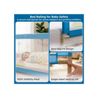 Mee Mee Bed Rail Guard 6ft Elephant Print - Baby Safety & Feeding for 0-12 Months View 5