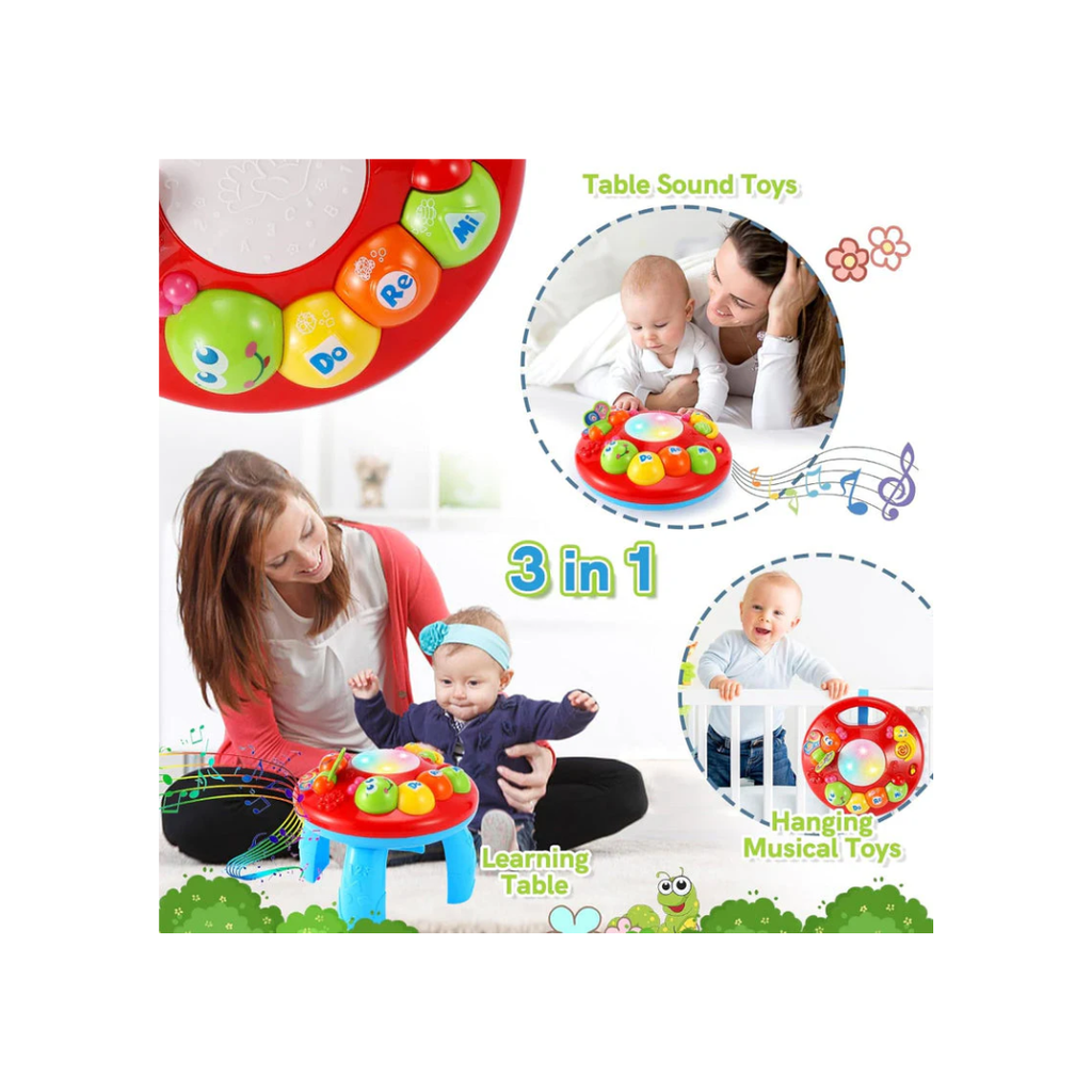 Open Ended Caterpillar Learning Table - Educational Toy for 0-12 Months View 5