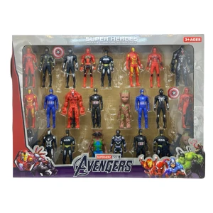 Super Heroes Avengers Figure Set 24pc