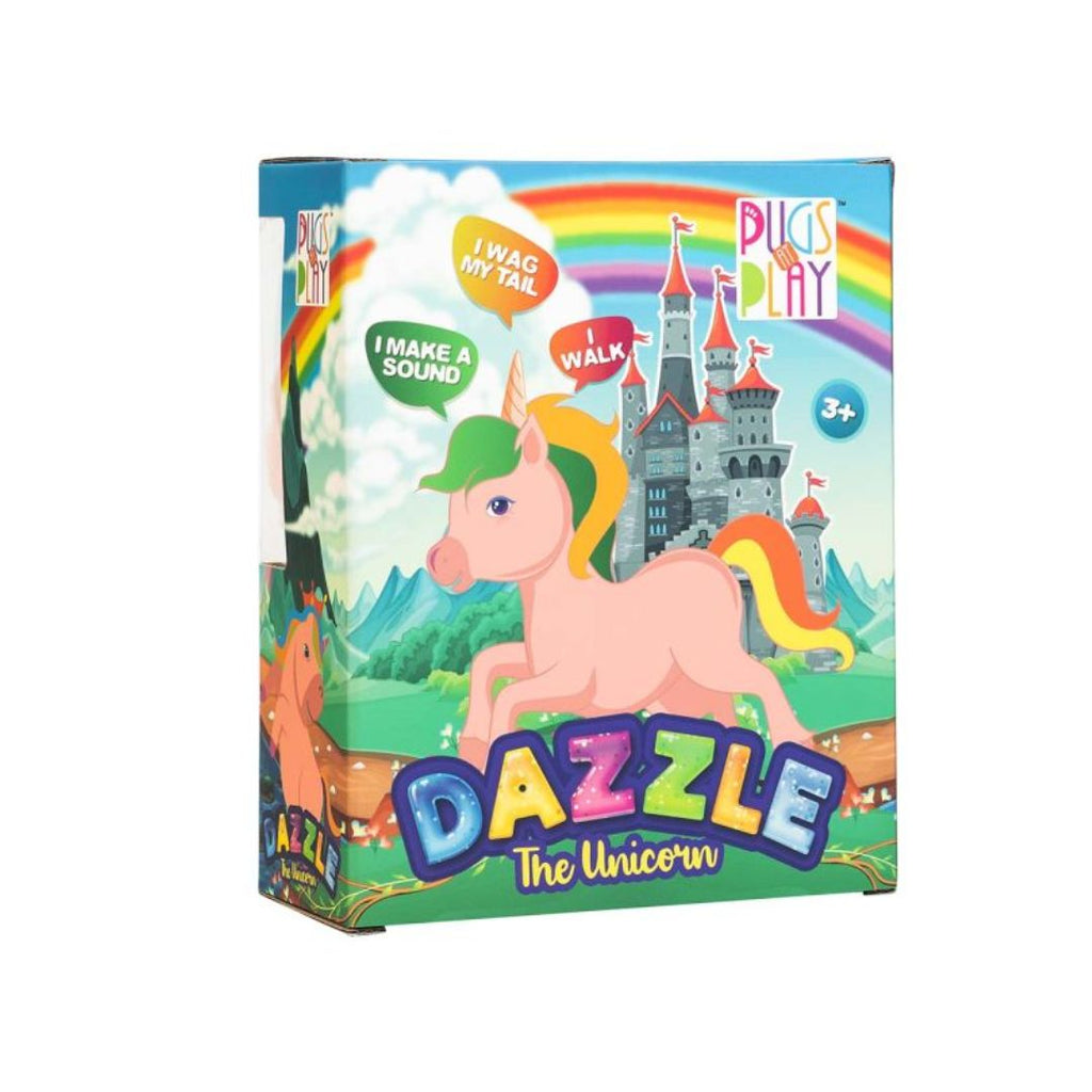 Pugs At Play Dazzle The Walking Unicorn - Interactive Plush Toy for 0-12 Months View 2
