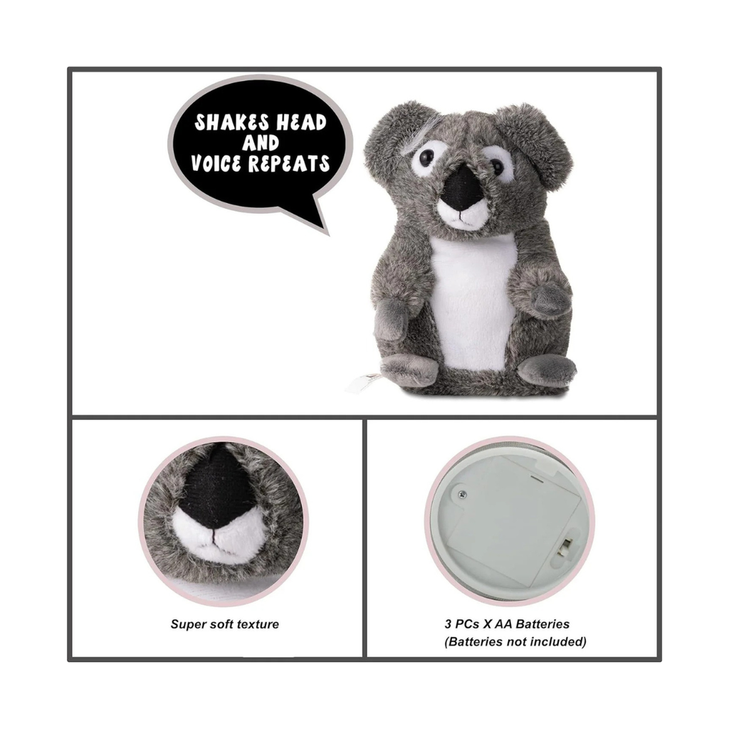 Pugs At Play Joey The Talking Kaola - Interactive Plush Toy for 0-12 Months View 4