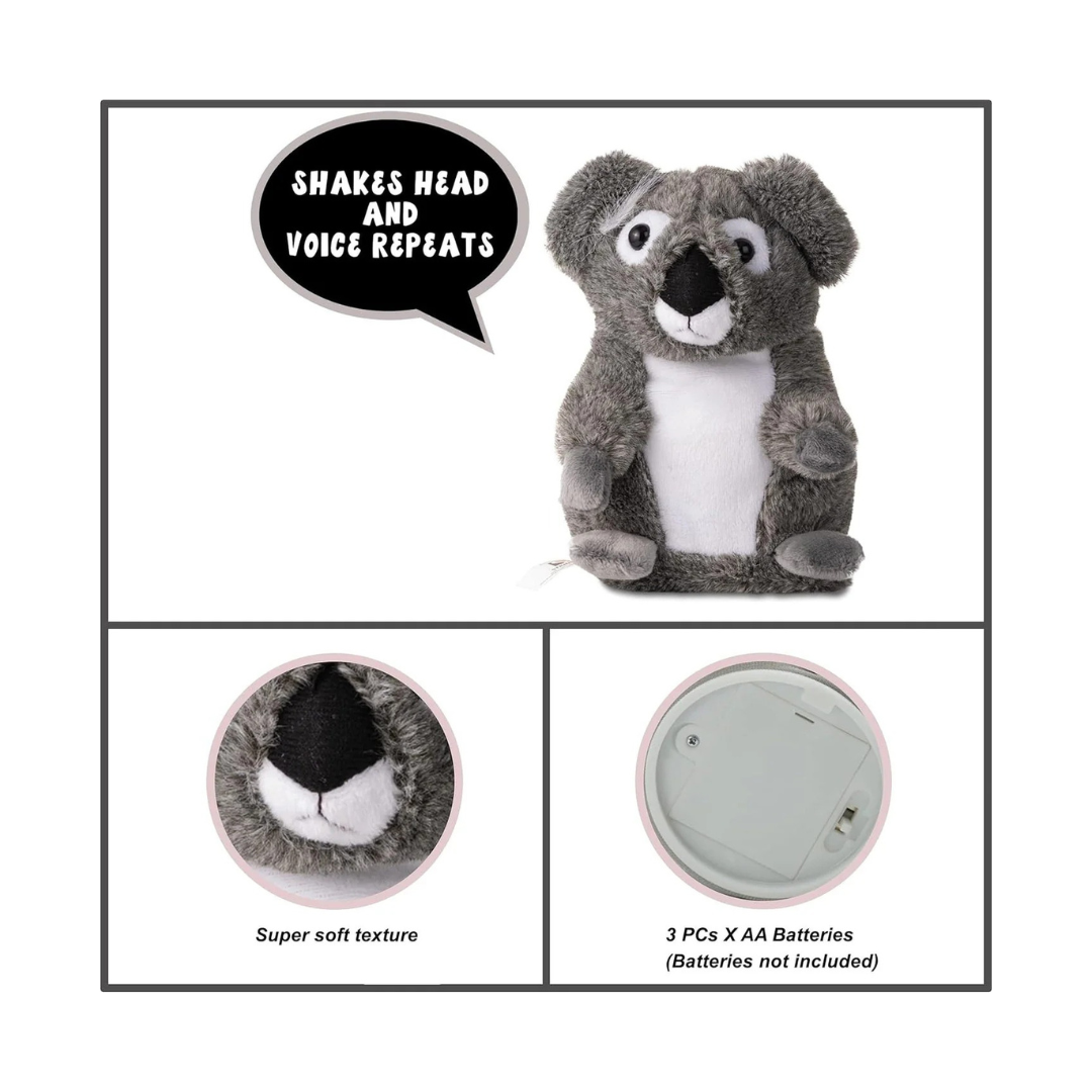Pugs At Play Joey The Talking Kaola - Interactive Plush Toy for 0-12 Months View 4