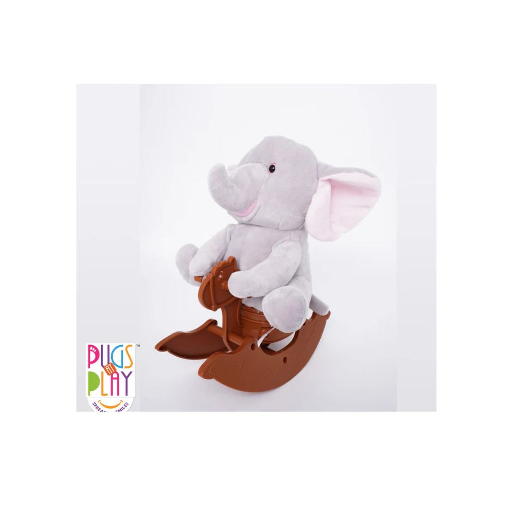 Pugs At Play Manny The Rocking Elephant - Baby Toy for 0-12 Months View 2