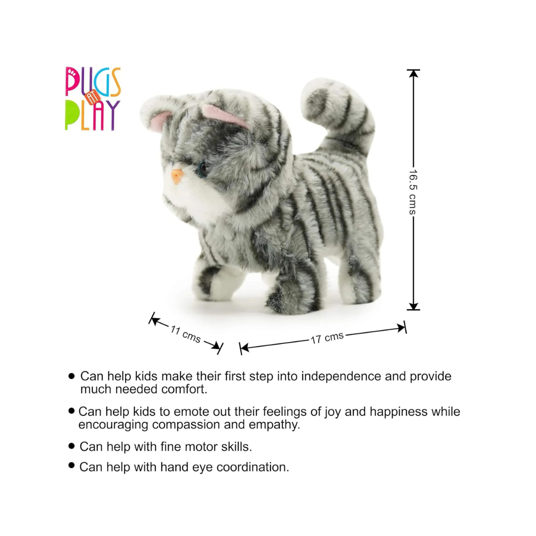 Pugs At Play Zoe Walking Cat - Interactive Plush Toy for 0-12 Months View 6