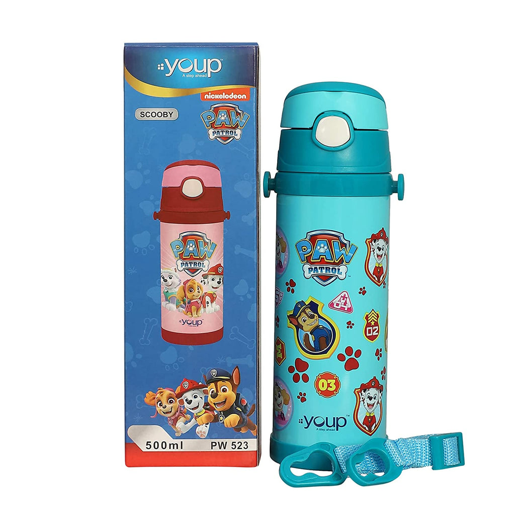 Youp Paw Patrol Insulated Double Wall Sipper Bottle Scooby 500 ml - Assorted Color