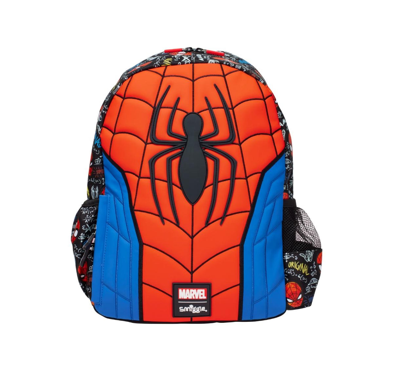 Smiggle Marvel Spider-Man 14 Inch Kids School Backpack – 3D Spider Design | 3–7 Years