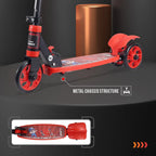 R for Rabbit Road Runner Drift Foldable Kick Scooter for Kids PVC Wheels & Rear Brake – Pure Black