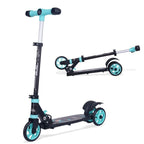 R for Rabbit Road Runner Drift Foldable Kick Scooter for Kids PVC Wheels & Rear Brake – Lake Blue