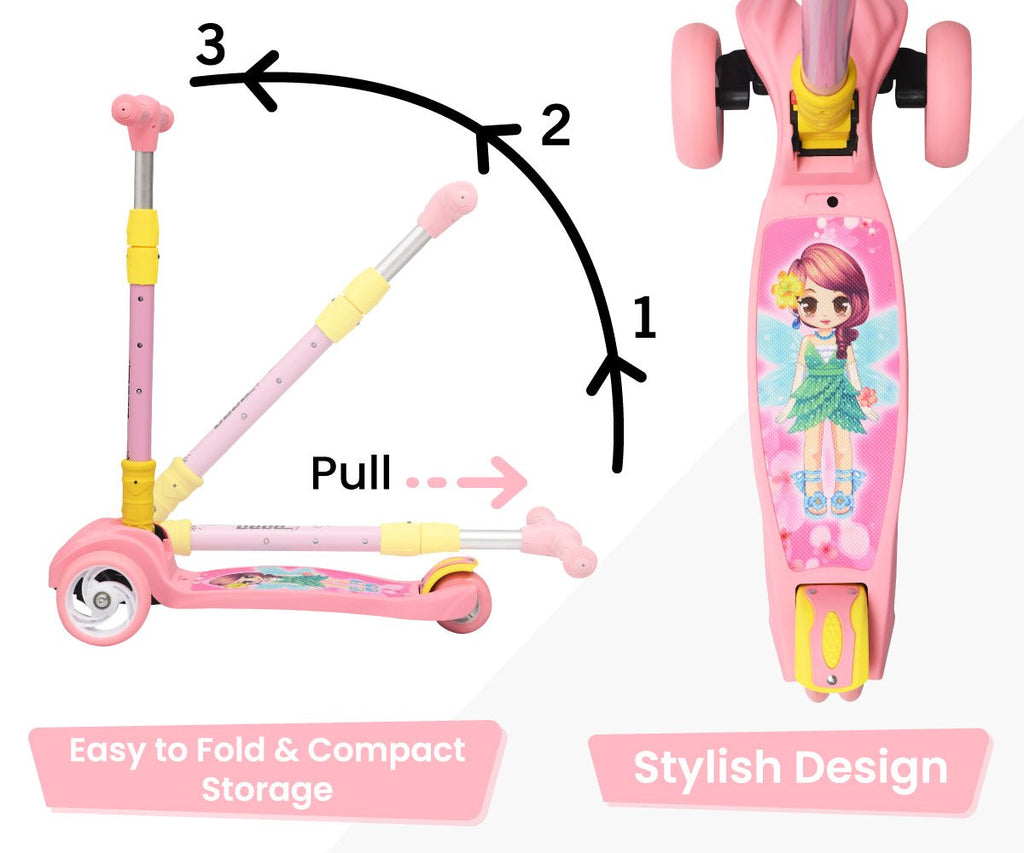 R for Rabbit Road Runner Scooter- Pink