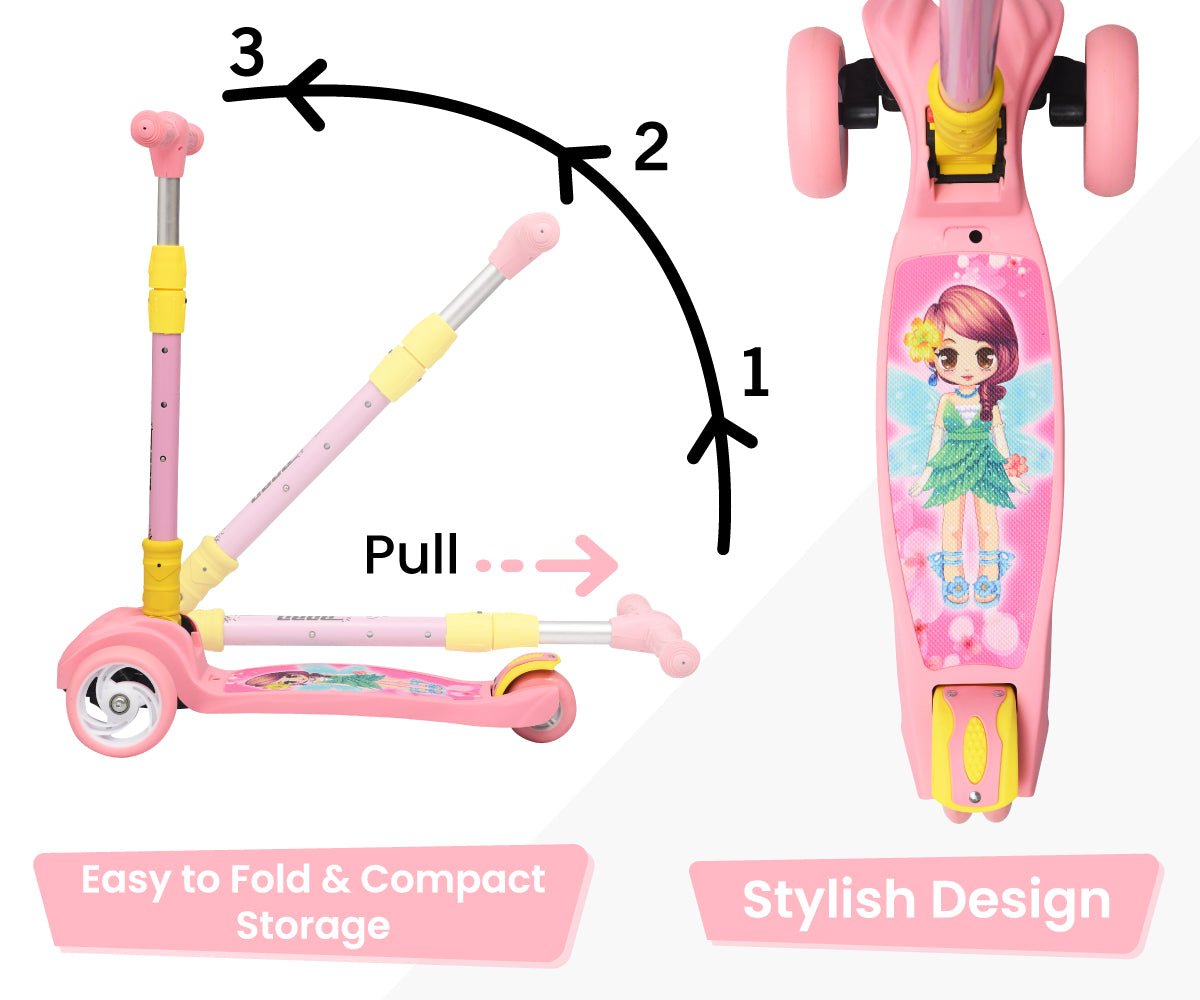 R for Rabbit Road Runner Scooter- Pink