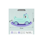 R For Rabbit Rock N Ride 3-in-1 Playtime Buddy Green Purple - Ride-On Toy for 0-12 Months View 8
