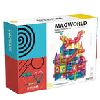 Magworld Magnetic Marble Run Set 191Pcs
