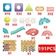 Magworld Magnetic Marble Run Set 191Pcs
