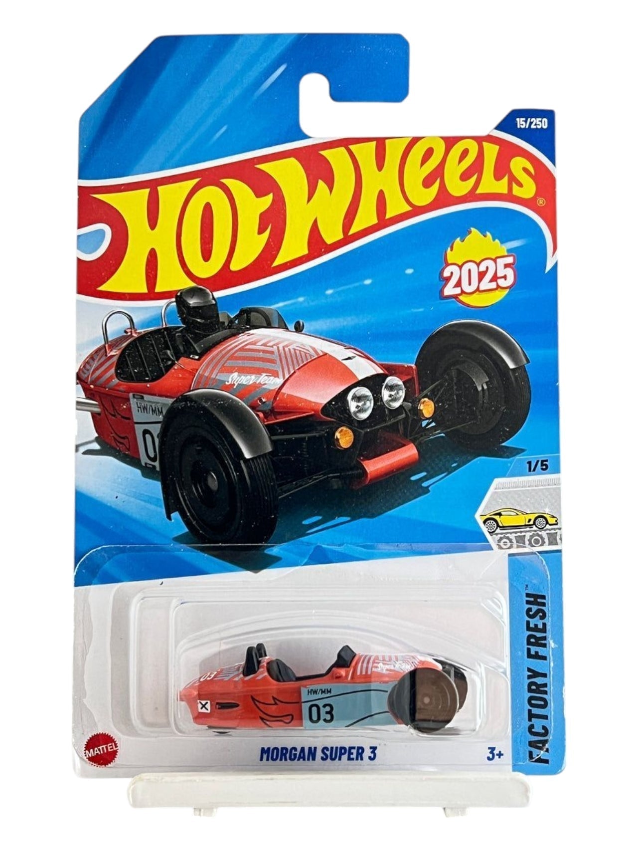Hot Wheels Imported Morgan Super 3 Vehicle Exclusive Collection